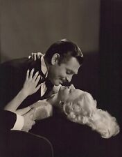 HOLLYWOOD BEAUTY JEAN HARLOW + CLARK GABLE STUNNING PORTRAIT 1950s Photo 322 picture
