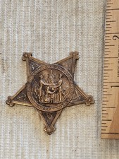 Civil War Grand Army Of The Republic Numbered Medal Planchet L@@K picture