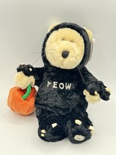 Starbucks Halloween Bearista Bear in Black Cat Suit Vintage 2002 w/Tags picture
