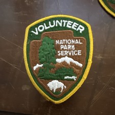 Vintage National Park Service Arrowhead Patch volunteer picture
