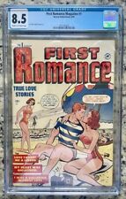 FIRST ROMANCE MAGAZINE #1 CGC 8.5 1949 GOLDEN AGE ONLY 1 GRADED HIGHER picture