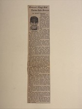 Ben Geraghty Wichita Braves 1957 Sporting News Baseball 2X9 Panel picture