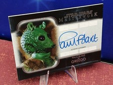 Paul Blake as Greedo 2020 Topps Star Wars Masterwork Auto picture