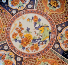 Vintage Japanese Imari Porcelain Plate 8.5