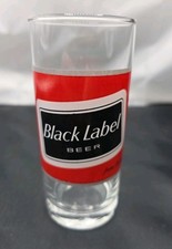 Vintage Carling Black Label Lager Beer Glass 10oz picture