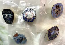 Orginal 2001 FDNY New York City Fire Department Rescue 1,2,3,4,5 Pin Set -New picture