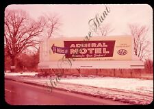Admimal Motel Indianapolis Indiana Billboard Sign 1950s 35mm Slide AAA picture