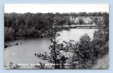 RPPC River Scene Twin Valley Minnesota MN UNP 1949 Postcard D16 picture