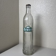 Vintage Antique Orange Crush Co. Ribbed Bottle Hecho En Mexico With Original Cap picture