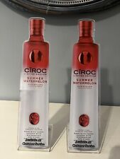 ciroc vodka lot of 2 acrylic stands “available at customer service “ new barware picture
