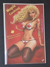 Zirty Gilrz #4 Maple Cookies Virgin Nice Var. A Cover Signed by Nathan Szerdy NM picture