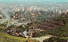 Hollywood Bowl Hills Glendale CA California Los Angeles Aerial Vtg Postcard A12 picture
