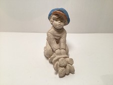 Bright Eyes Hat Kids 1994 Austin Sculpture, Dee Crowley. BE 106 Lil Golfer. picture