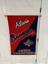 Chipper Jones autographed 1995 World Series Banner picture