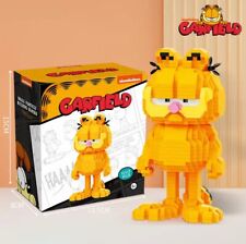 Garfield Mini Blocks Magic Cartoon Cat Anime Figures Collection Building Toy picture