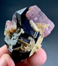 Tourmaline Crystal With Quartz From Afghanistan 187 Carat picture