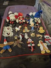 Lot Of 19 Vintage Christmas Ornaments picture