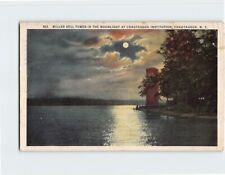 Postcard Miller Bell Tower In The Moonlight At Chautauqua Institution NY USA picture