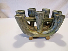 Charles Greber 1930s Pottery Candle Holder – French Art Pottery picture