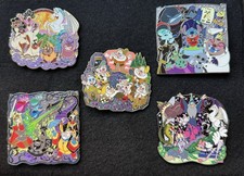 Disney Supporting Cast Cluster Pins Sleeping Beauty Fantasia Snow White Stitch picture