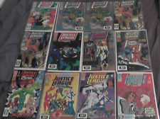 lot of 12 vintage justice league europe comics dc 27-39 picture