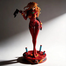 Neon Genesis Evangelion Asuka Plugsuit Anime Figure Large 19