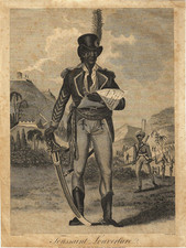 Antique 1805 Engraving~Toussaint Louverture~Afro Caribbean Slave Revolt~Haiti picture