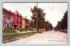 Louisville KY-Kentucky, Third Avenue, Antique, Vintage Postcard picture