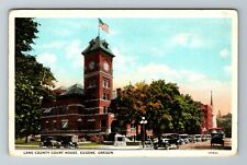 Eugene OR-Oregon, Lane County Court House, Exterior, Vintage Postcard picture