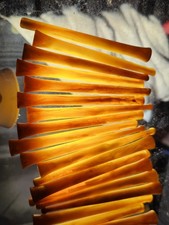 Vintage 1930s Art Deco Bakelite  Cigarette Holders Butterscotch NOS. 10pcs picture