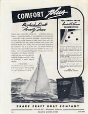 Magazine Ad - 1946 - Drake Craft Boat Co. - Wilmington, CA - Drake Craft 24 picture