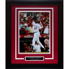 Vladimir Guerrero Sr. Autographed Los Angeles Angels Deluxe Framed 11x14 Photo - picture