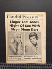 1973 July 1st Candid Press Newspaper, Tom Jones & Diana Dors (VRN10D) picture