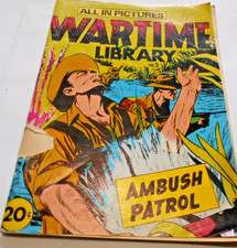 WARTIME PICTURE LIBRARY  NO 3 AUSTRALIAN COMIC 1967 [ RARE ONE ] picture
