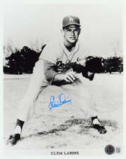 Clem Labine Signed Dodgers 8x10 Photo (Beckett) picture