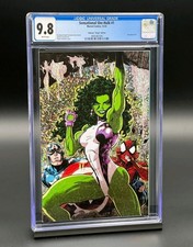 The Sensational She-Hulk #1 (2023) Marvel Comics Kaare Andrews Virgin - CGC 9.8  picture