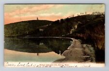 Dennis, MA-Massachusetts, Scargo Lake & Hill c1906, Vintage Souvenir Postcard picture