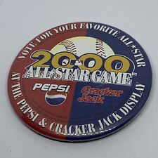Vintage 2000 All Star Game Peosi Baseball Cracker Jack Button Advertising picture