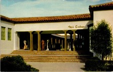Hamilton AFB California Post Exchange Cafeteria Building Chrome Postcard picture