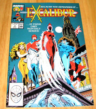 Excalibur 1 (7.0) 1st Print 1988 Marvel Comics - Flat Rate Shipping picture