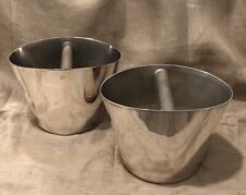 CHRISTOLFE Pair K+T Silver Plate Two-Bottle Champagne Buckets Paris France NEW picture