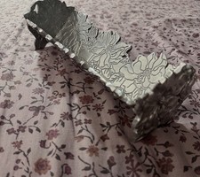 Arthur Court Cast Aluminum Magnolia Floral CrackerTray picture