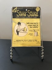 Vintage Mid-Century Modern Steno Stand Notebook Holder – 1950s Office Accessory  picture