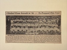 Wichita Braves Joey Jay Bob Uecker Ted Wilks 1957 Sporting News Baseball 5X8 picture