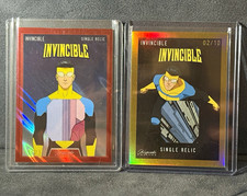 2025 Invincible Single Relic Serial Numbered 2-Card Lot #450 #475 red/23 gold/10 picture