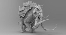 Chaos War Mammoth Resin Statue Model Kit Unpainted/Unassembled picture
