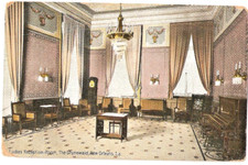 Ladies Reception Room Grunewald Hotel 1911 New Orleans Postcard Unused picture