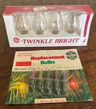 Vintage 1970's-80's Christmas light replacements GE Jayem VTG NOS picture