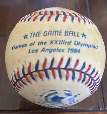 1984 Olympics Baseball Autographed By Coach Rod Dedeaux To HOF Mgr Dick Williams picture