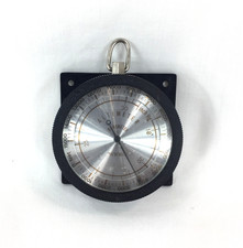 Vintage YCM Pocket Altimeter Barometer 7000 Black Analog Made in Japan picture